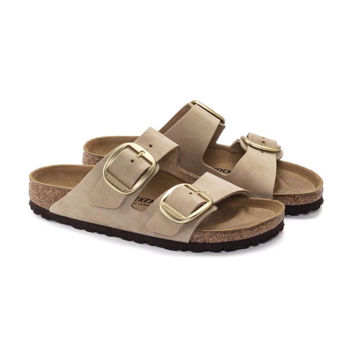 Birkenstock Arizona Big Buckle Nu Kahverengi Kadın Terlik