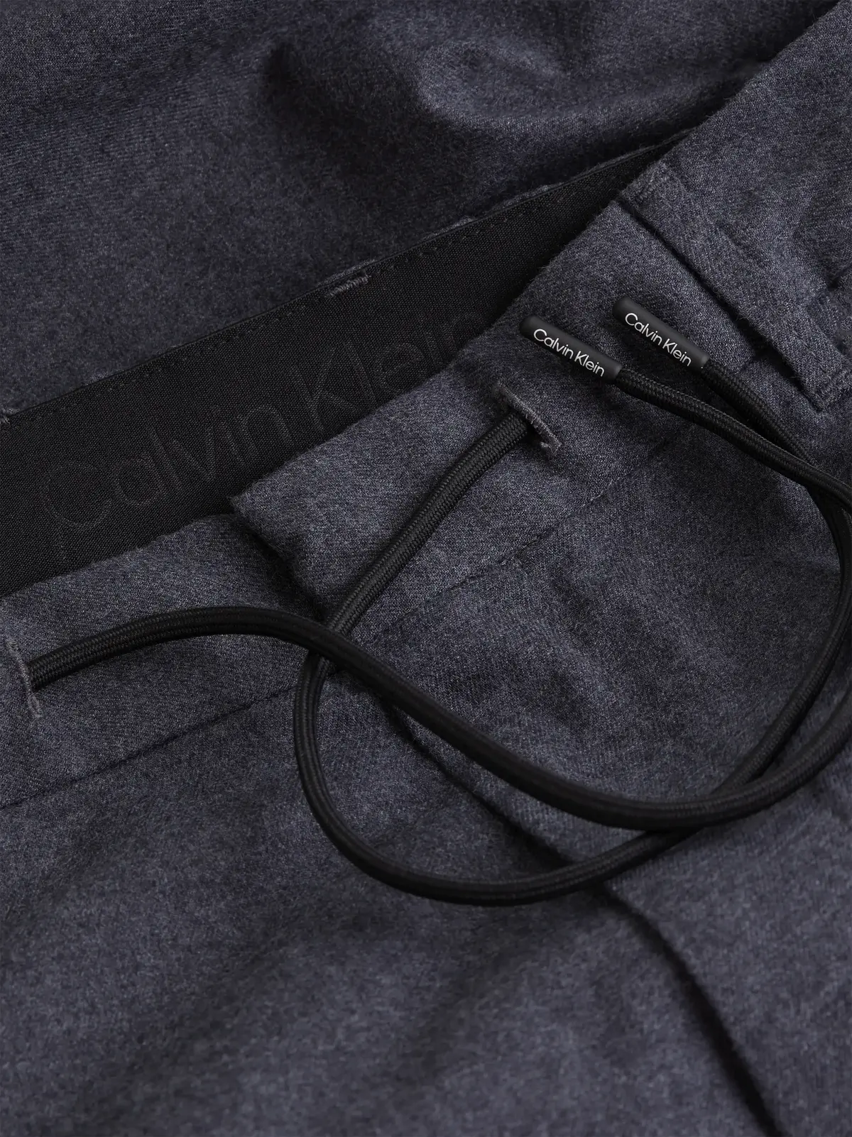 Calvin Klein WOOL OPTIC TAPERED J Erkek Antrasit Jogger