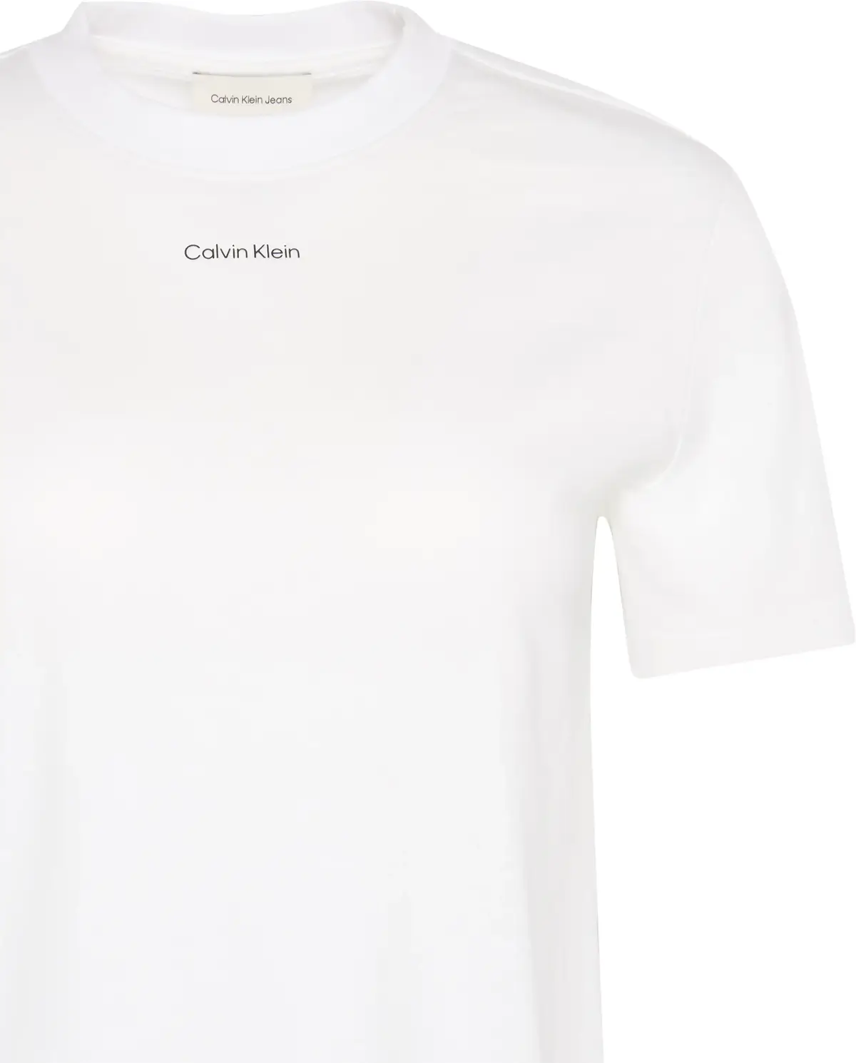 Calvin Klein SS 20s CLASSIC LOGO TEE Kadın Beyaz T-Shirt