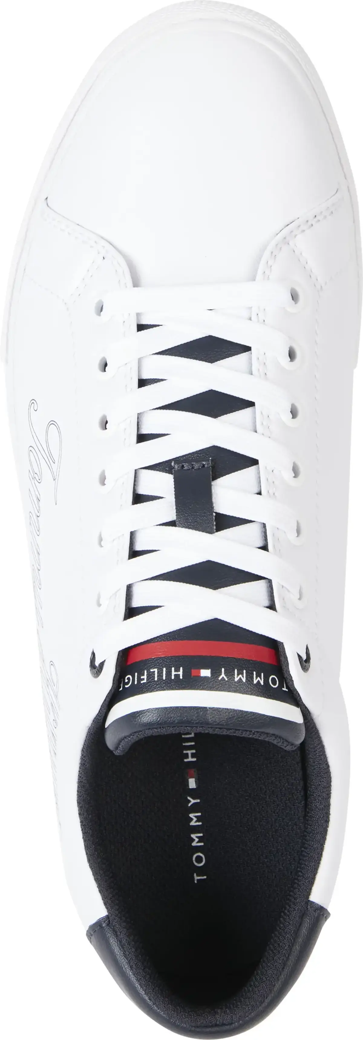 Tommy Hilfiger TH OUTLINE SIGNATURE Erkek Beyaz Günlük Spor Ayakkabı
