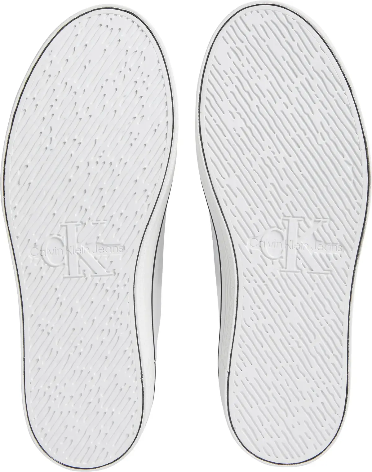 Calvin Klein BOLD VULC FLATF LOW, 01W Beyaz Kadın Spor Ayakkabı & Sneaker