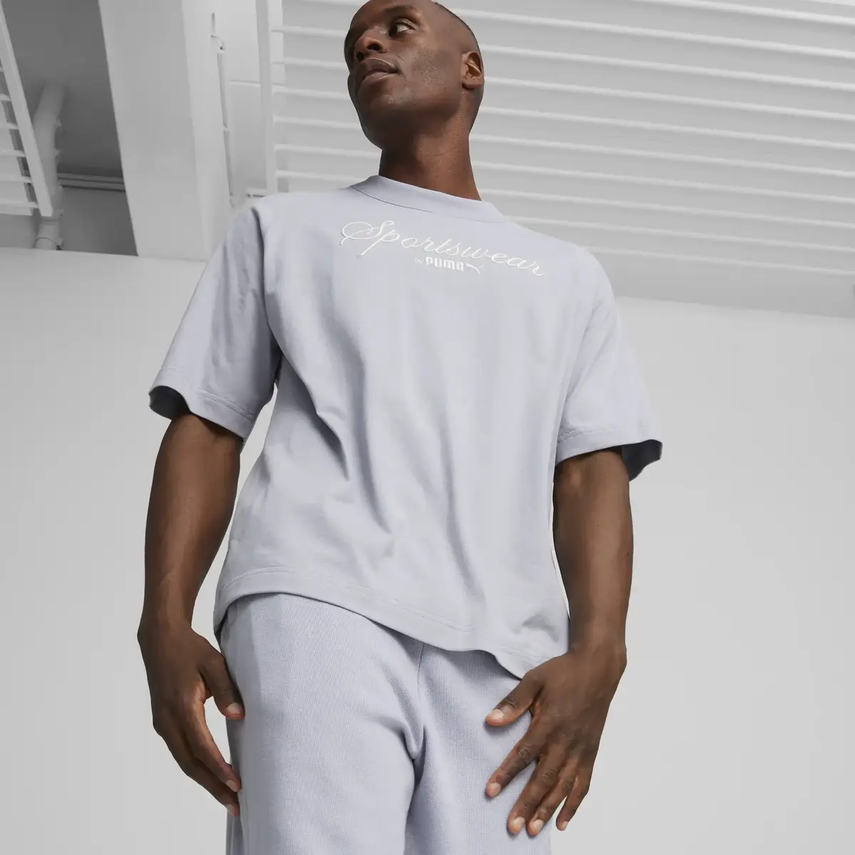 Puma CLASSICS+ Tee Mor Erkek T-Shirt & Polo