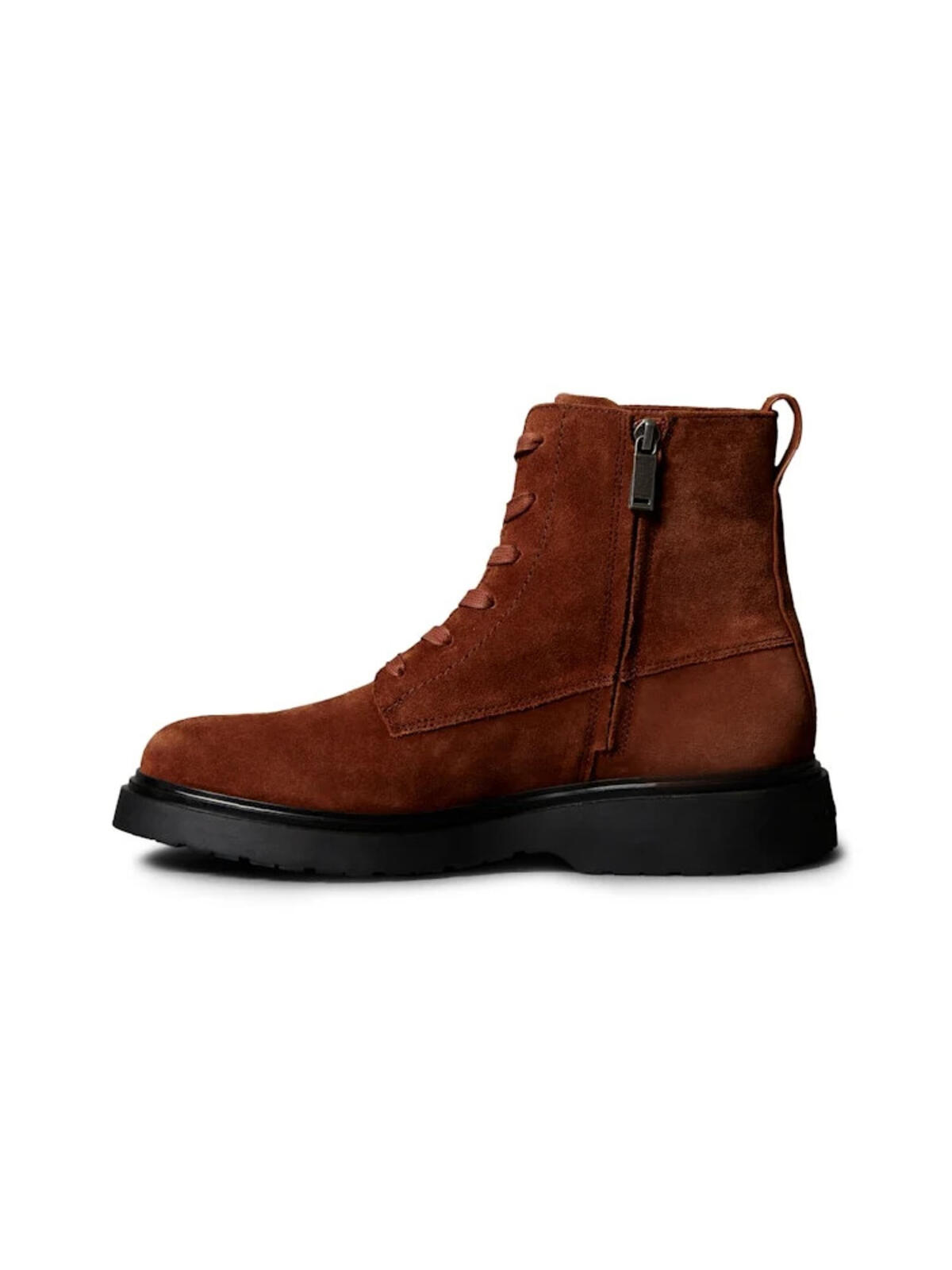 Calvin Klein COMBAT ESS LACE UP ZIP BOOT SU Kahverengi Erkek Bot