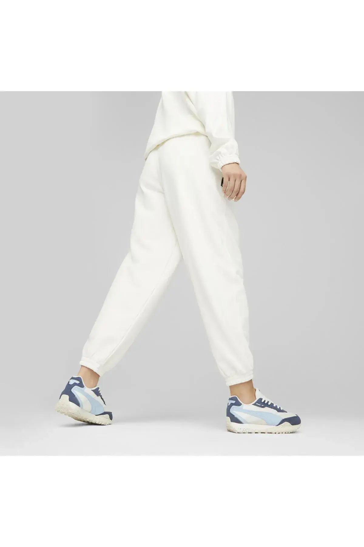 Puma DOWNTOWN Sweatpants TR Kırık Beyaz Kadın Eşofman Altı