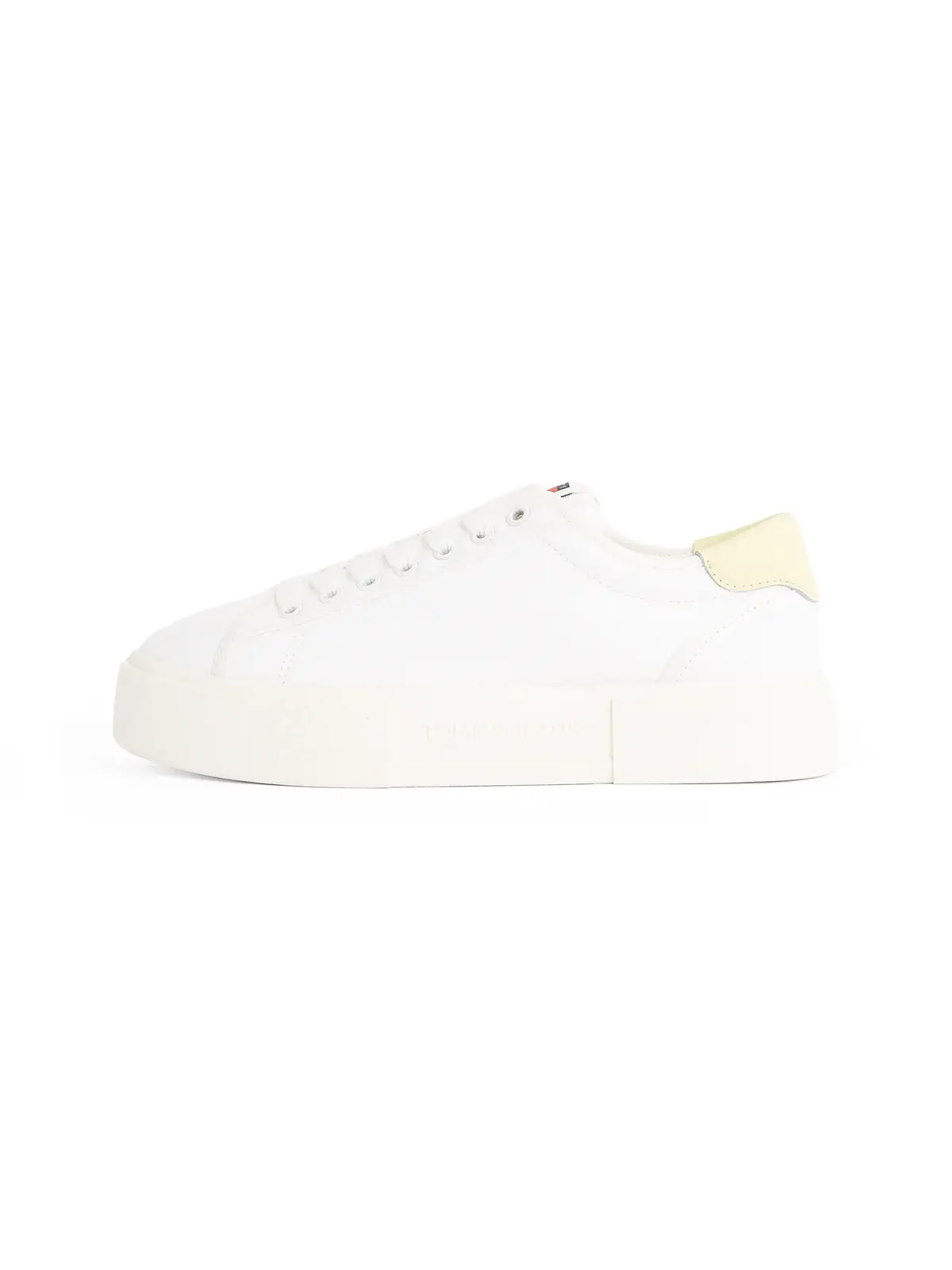 Tommy Hilfiger TJW FLATFORM CANVAS Beyaz Kadın Spor Ayakkabı & Sneaker