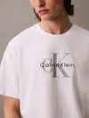 Calvin Klein SS Hero Monologo Tee 20s Beyaz Erkek Tişört