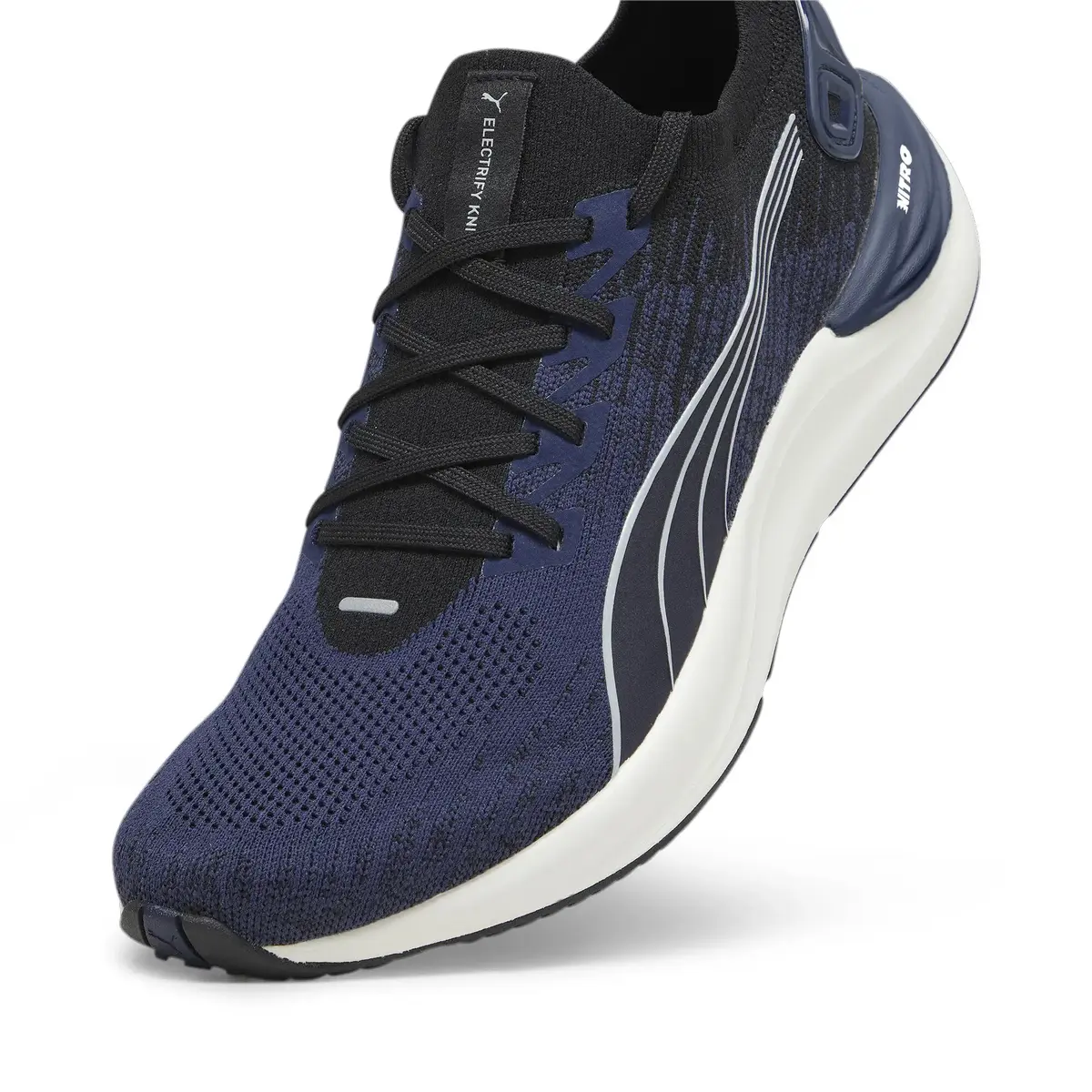 Puma Electrify Nitro 3 Knit Lacivert Erkek Koşu Ayakkabısı