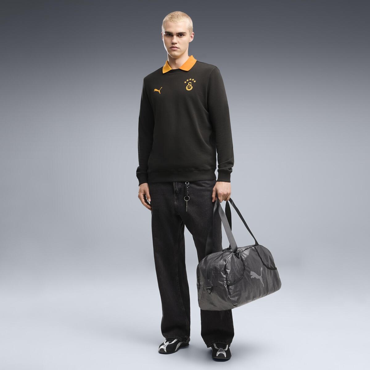 Puma GSK FtblESS Crew Sweat TR GALATASARAY FtblESSENTIALS Erkek SWEATSHIRT