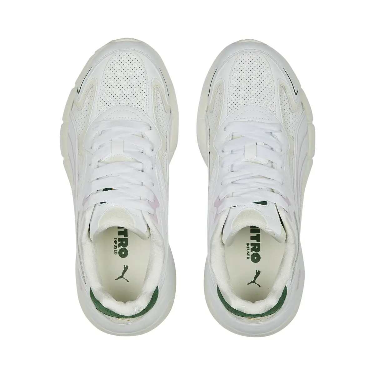 Puma Teveris Nitro Preppy Wns Puma White-Vine Beyaz Kadın Günlük Spor Ayakkabı