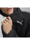 Puma Evostripe Full-Zip Hoodie Siyah Erkek Fermuarlı Hoodie