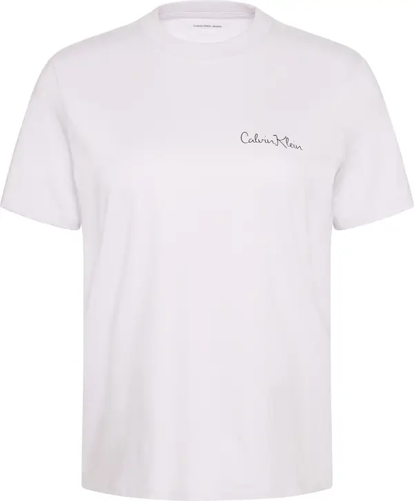 Calvin Klein SS CLASSIC GRAPHIC TEE Kadın Beyaz T-Shirt