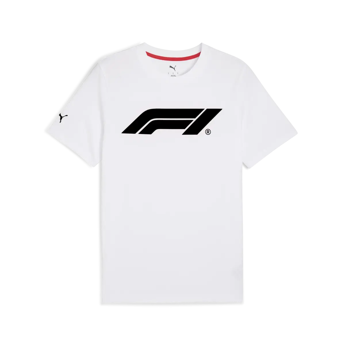Puma F1 ESS Logo Tee 180g Beyaz Erkek T-Shirt & Polo