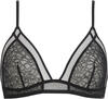 Calvin Klein UNLINED TRIANGLE Kadın Siyah Sütyen