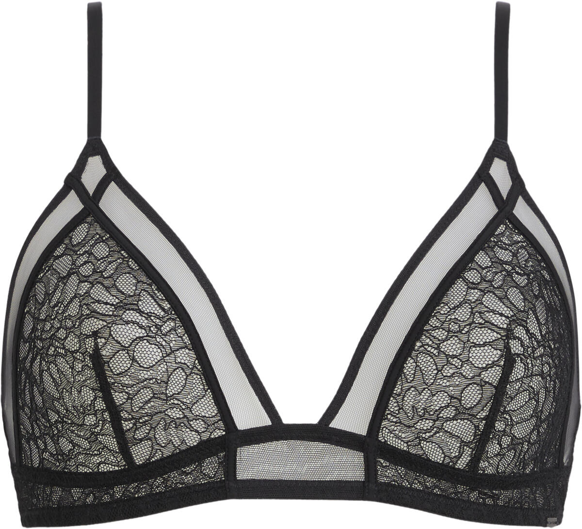 Calvin Klein UNLINED TRIANGLE Kadın Siyah Sütyen