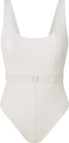 Calvin Klein ONE PIECE-RP Kadın Krem Mayo