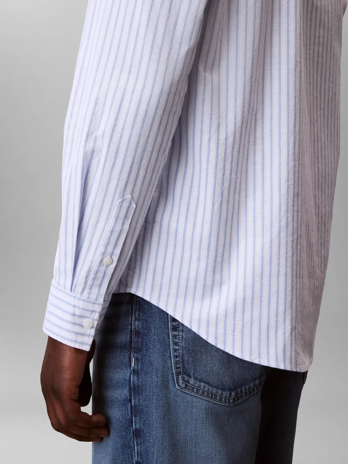 LS YD STRIPE OXFORD, C32, S