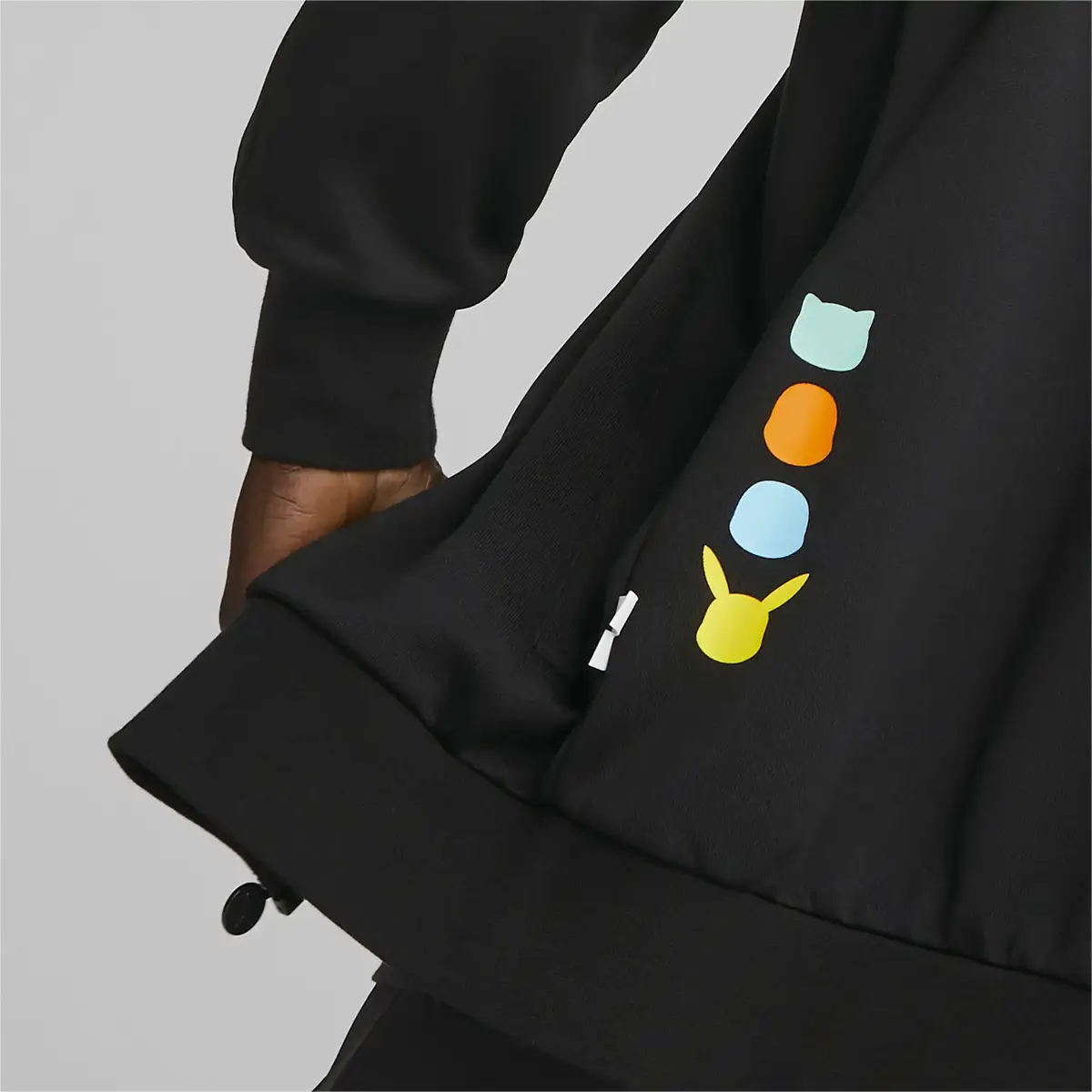 PUMA X POKEMON T7 Jacket Siyah Erkek Ceket