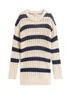 Tommy Hilfiger LINEN CABLE LS C-NK, 0AN Bej Kadın Kazak