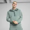 PUMATECH Half-Zip Hoodie Yeşil Erkek Hoodie