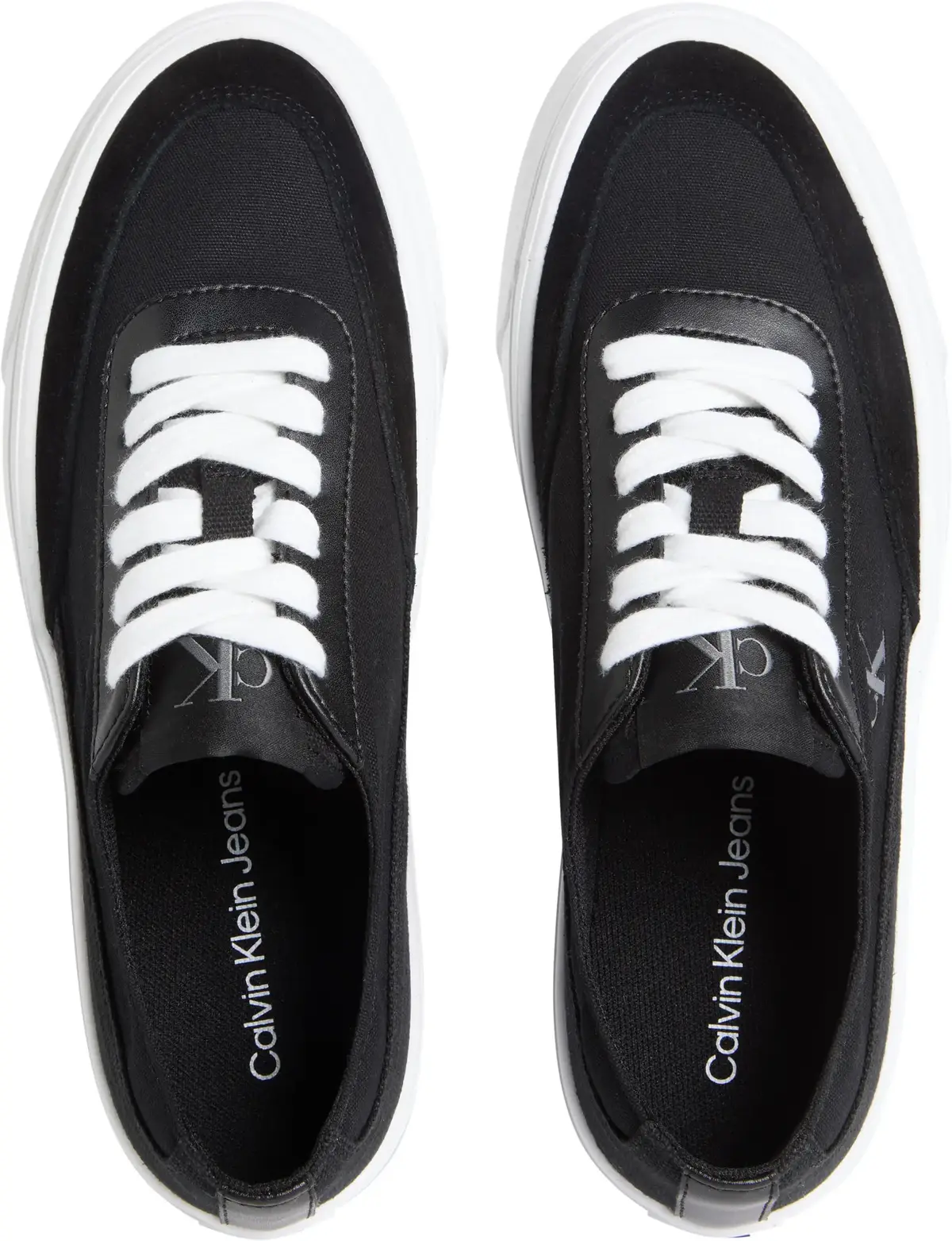 Calvin Klein VULC FLATFORM LOW CV, 0GM Siyah Kadın Spor Ayakkabı & Sneaker