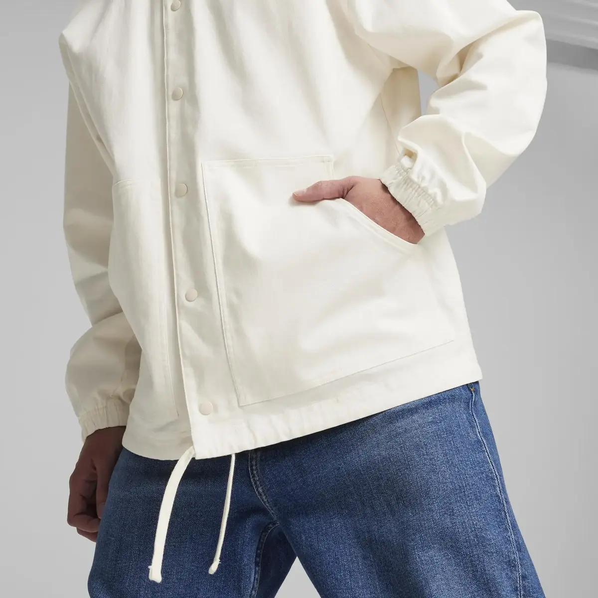 PUMA Downtown Jacket Krem Erkek Ceket