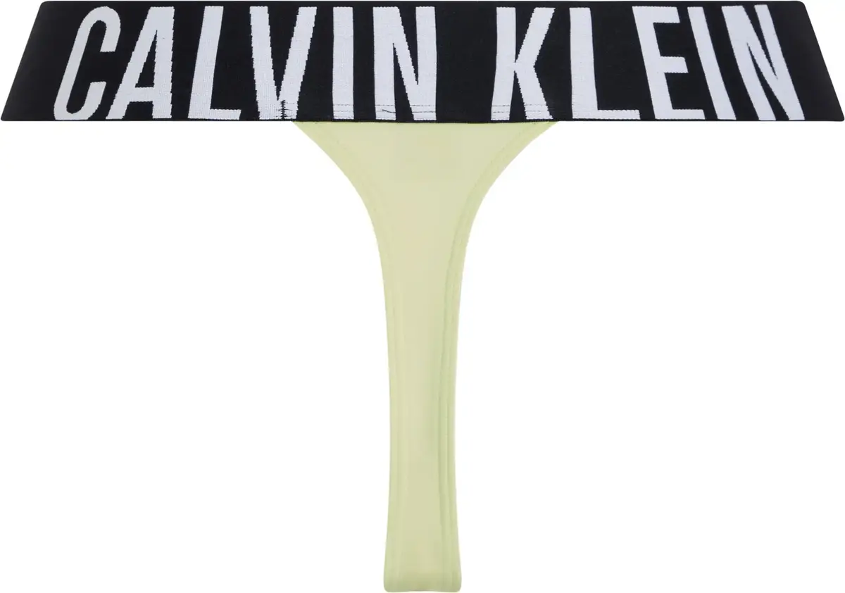 Calvin Klein HIGH LEG THONG, FUO Yeşil Kadın G-string / Tanga