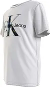 Calvin Klein PALM MONOGRAM LOGO T Erkek Beyaz T-Shirt