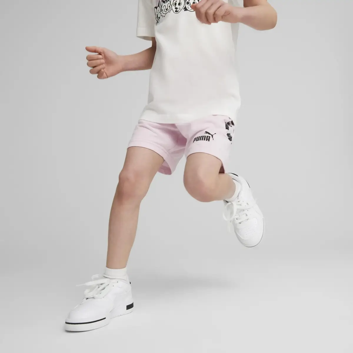 ESS+ PUMA MATES Shorts Pembe Kız Çocuk Şort