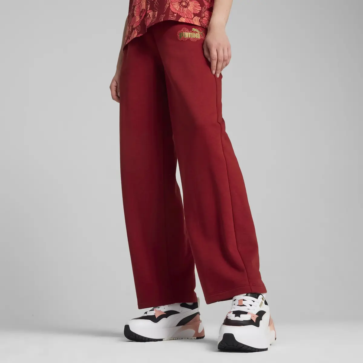 Puma ESS+ CLASS ACT Pants Bordo Kadın Eşofman Altı