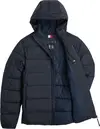 Tommy Hilfiger MID WEIGHT HOODED JA, DW5 Lacivert Erkek Mont