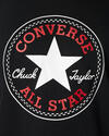 Converse CHUCK PATCH TEE BLACK Siyah Unisex T-Shirt