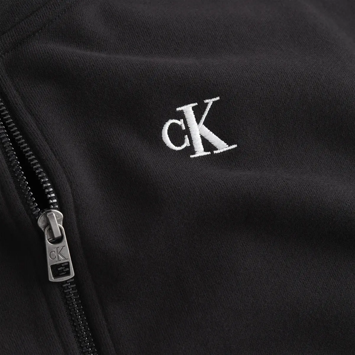 Calvin Klein TWO TONE MONOGRAM ZI Kadın Siyah Hoodie