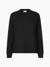 Calvin Klein TONAL EMBROIDERY SWE Kadın Siyah Sweatshirt