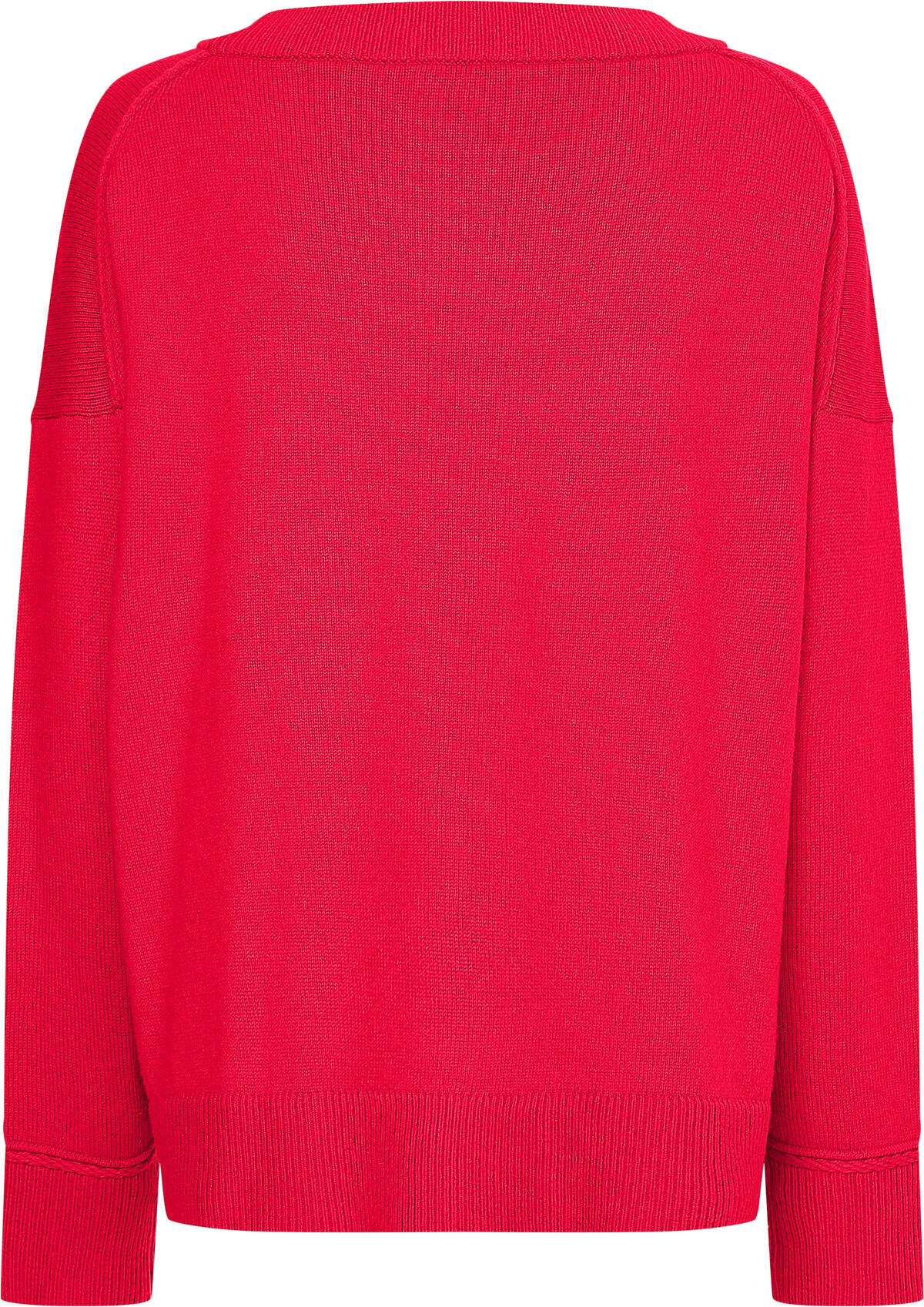 Tommy Hilfiger ALPACA RELAXED C-NK Kadın Kırmızı Kazak