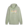 Puma SWxP PUMA WORLDWIDE Hoodie Yeşil Erkek Hoodie