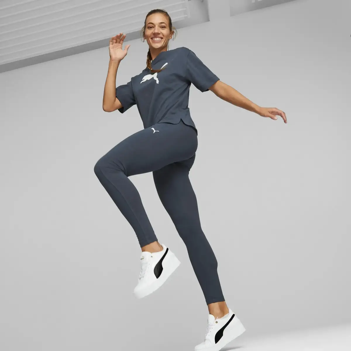 Puma HER High-Waist Leggings Lacivert Kadın Tayt
