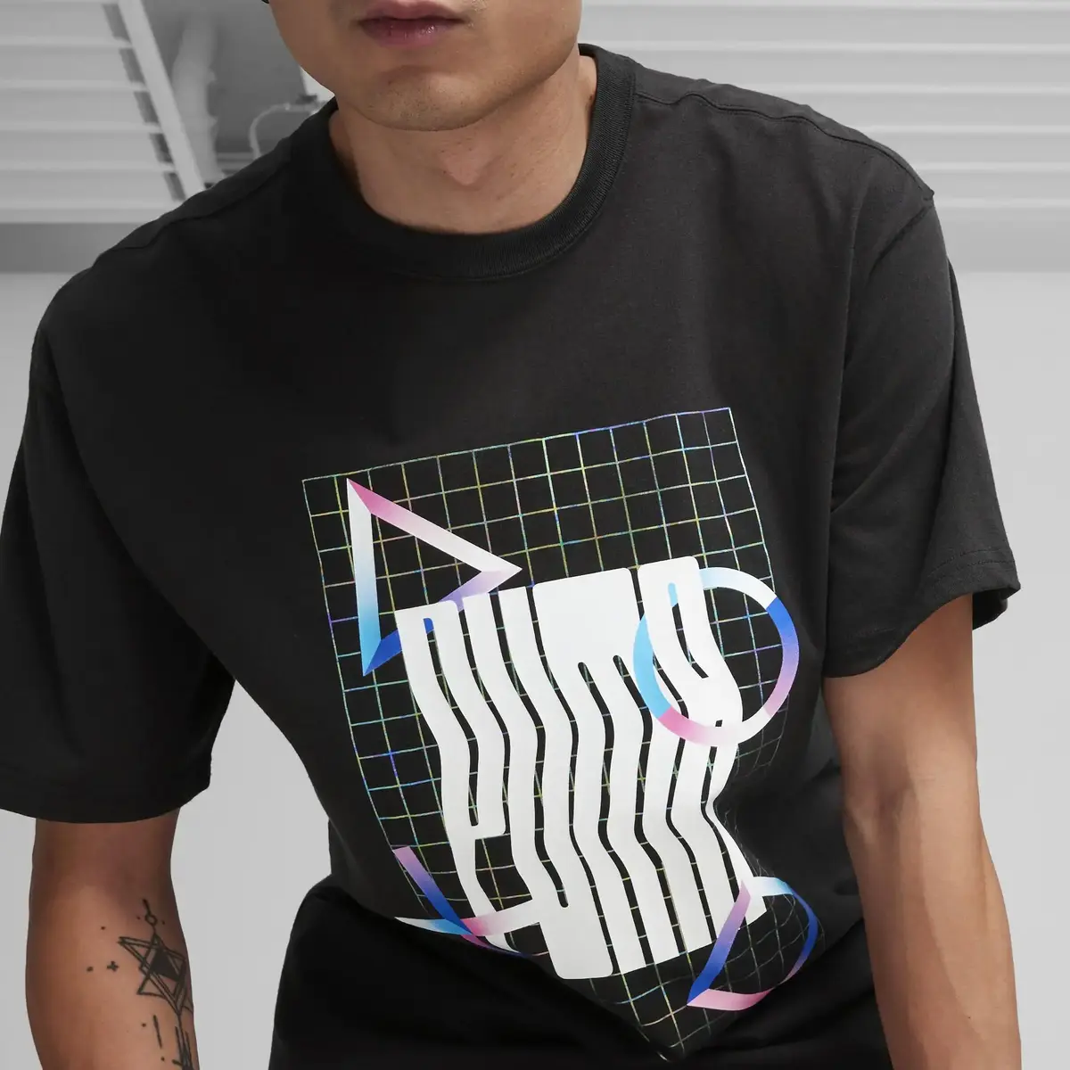 PUMA X PLAYSTATION Tee Siyah Erkek T-Shirt