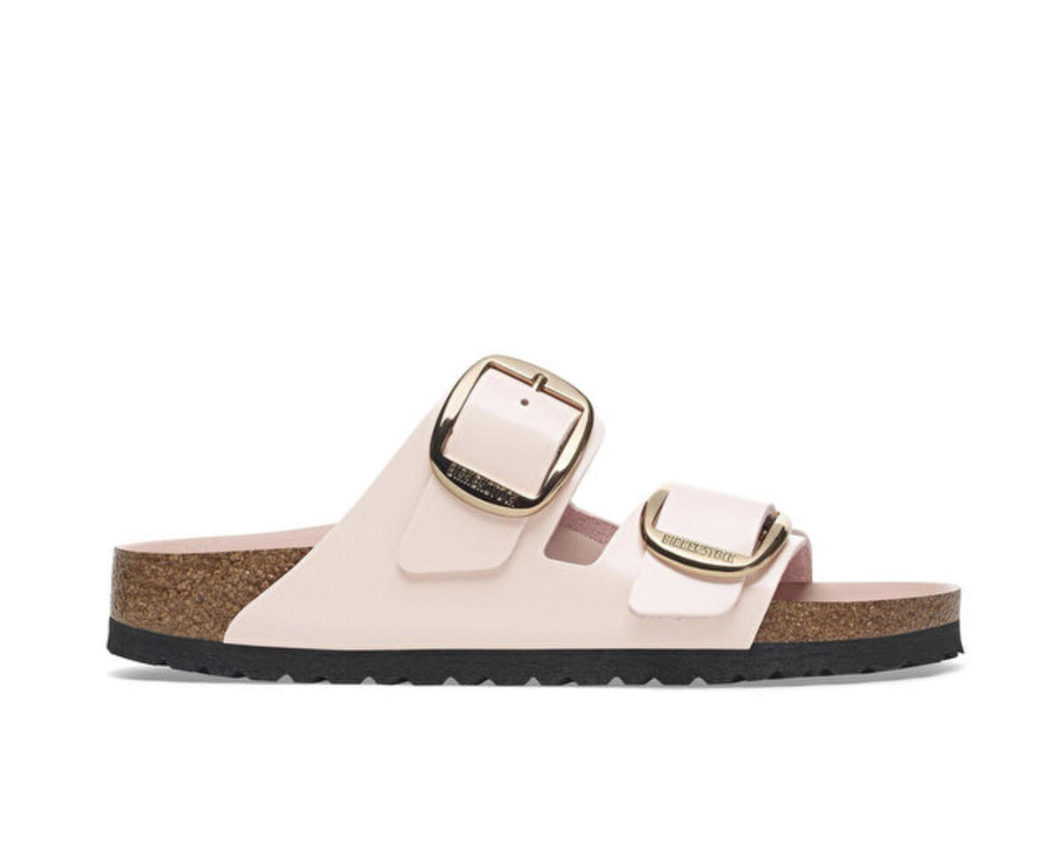 Birkenstock ARIZONA BIG BUCKLE NL HIGH SHINE Bej Kadın Terlik Birkenstock ARIZONA BIG BUCKLE NL HIGH SHINE Bej Kadın Terlik