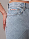 Calvin Klein 90S 6 IN SHORT NEEDL, 3U8, 25 Kadın Mavi Kot Şort