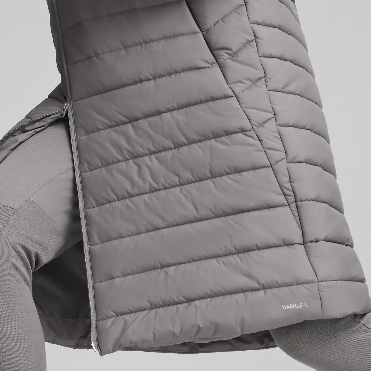 Puma teamFINAL Bench Jacket Gri Erkek Mont