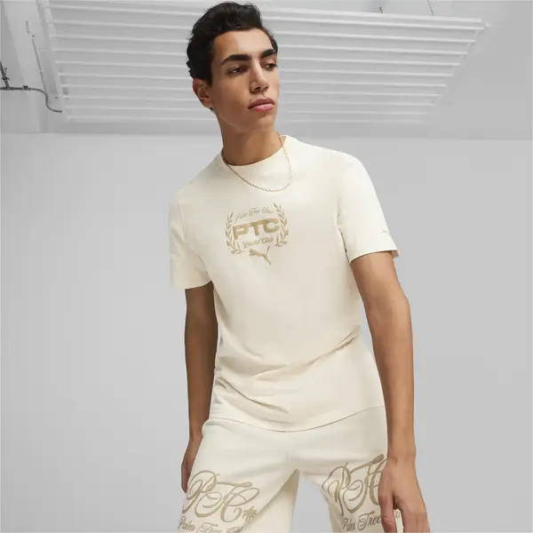 Puma X PTC Graphic Tee Bej Erkek T-Shirt