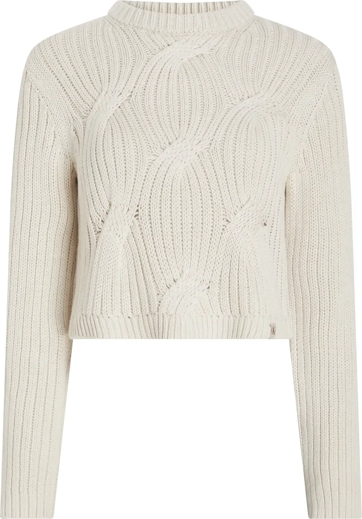 Calvin Klein CABLE KNIT SWEATER Kadın Bej Kazak