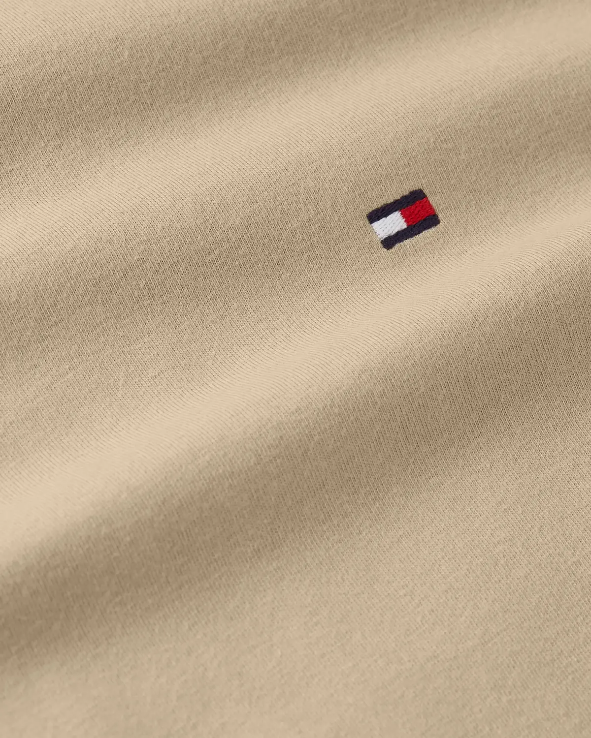 Tommy Hilfiger ESS SEASONAL REG FIT, RBT Bej Erkek T-Shirt & Polo