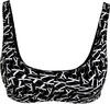 Calvin Klein BRALETTE-PRINT Kadın Siyah Bikini Üstü