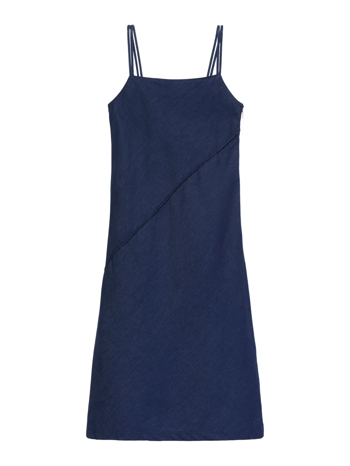 BIAS CUT SOFT DENIM, 0JP, XXS