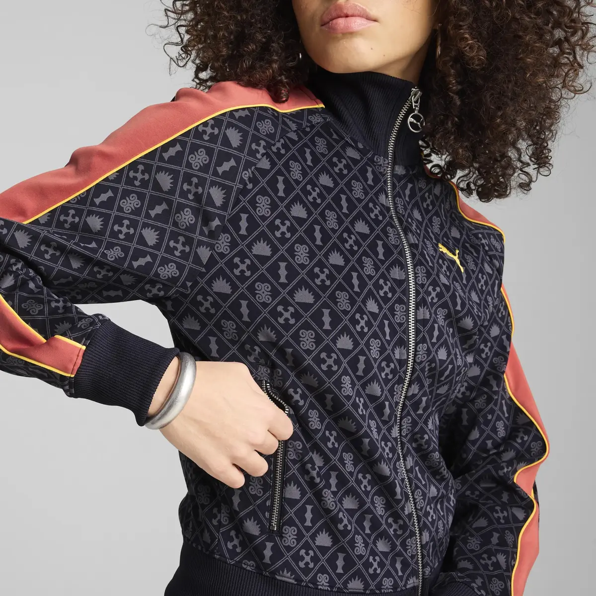 PUMA T7 Track Jacket Lacivert Kadın Ceket