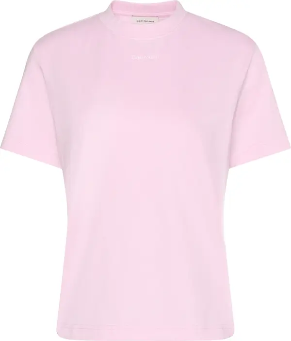 Calvin Klein SS 20s CLASSIC LOGO TEE Kadın Pembe T-Shirt