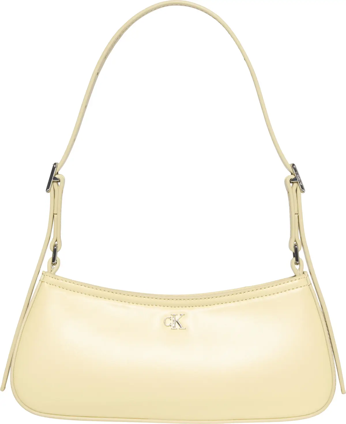 Calvin Klein CK SMALL SHOULDER BAG Kadın Bej El Çanta