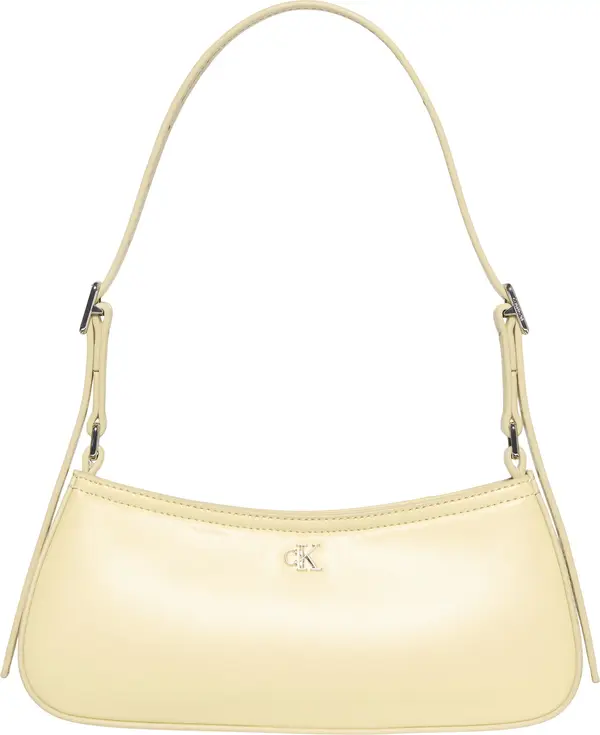 Calvin Klein CK SMALL SHOULDER BAG Kadın Bej El Çanta