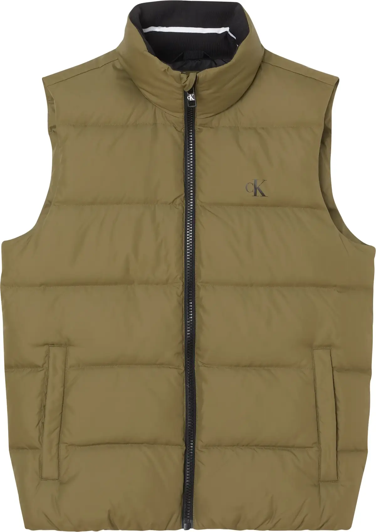 Calvin Klein ESS DOWN VEST Erkek Haki Yelek